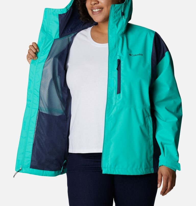 Jacheta Columbia Hikebound Dama Turcoaz | Plus Size MKQ0S17AZ